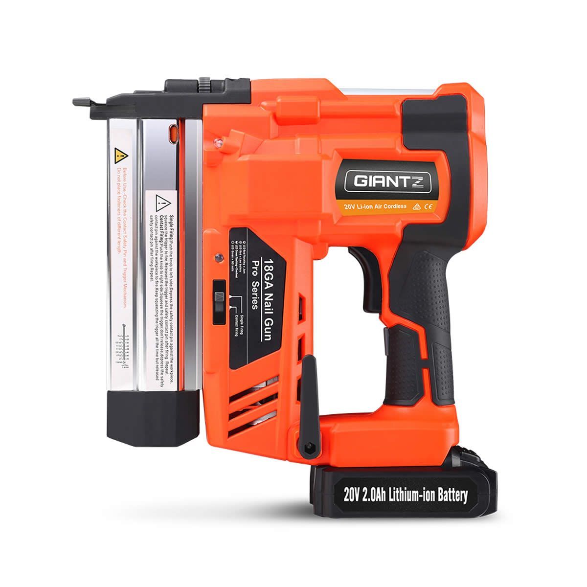2in1 Nail Gun with 20V Lithiumion Battery Crazy Sales