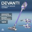 Devanti Handheld Vacuum Cleaner Bagless Cordless 150W Purple