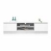 TV Stand Entertainment Unit 2 Doors Wooden Storage Cabinet Furniture - White 