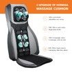 Full Body Neck Back Massager Shiatsu Massage Chair Car Seat Cushion - Grey