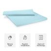 Cool Gel Topper Memory Foam Mattress Topper 8cm Queen Bedding W/Bamboo Cover