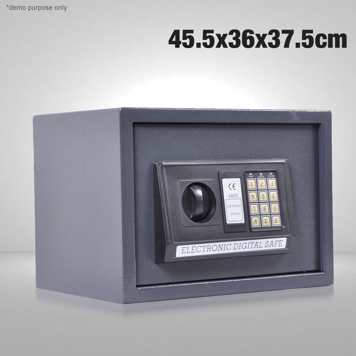 Large Personal Electronic Safe Security Box with Digital Code + Access Key