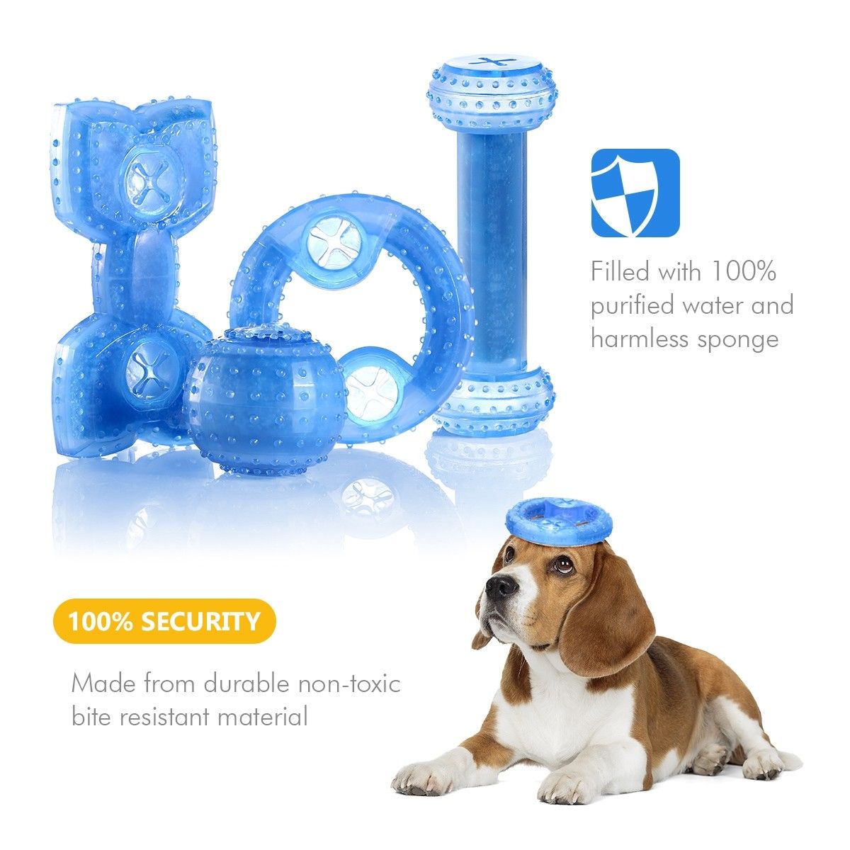 Dog Chew Teething Toys Teether Arctic Freeze Cooling Fetch Treats Pet
