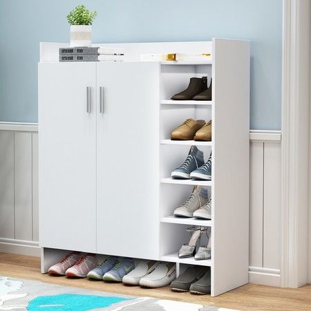 Modern Shoe Cabinet Rack Storage Cupboard Shelf Organiser With