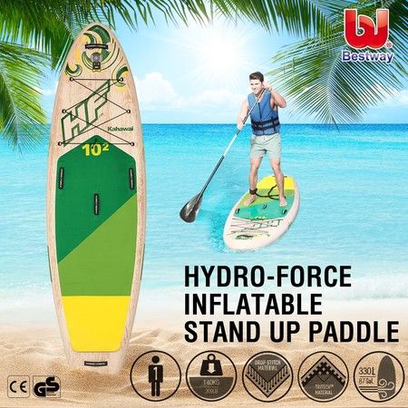 Bestway 3.1M Stand Up Paddle Board Inflatable Paddleboard Surfing SUP Kayak W/Oar