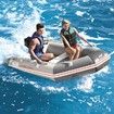 Bestway 2.8M Inflatable Boat Fishing Kayak Rib Dinghy Tender Raft W/Oars