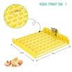 56 Egg Incubator Digital Fully Automatic Turning Hatching Chicken Duck Poultry Egg Turner Hatcher