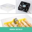 48 Egg Incubator Fully Automatic Turning Chicken Duck Poultry Egg Turner Hatcher