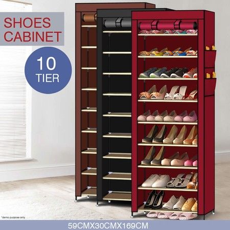 Portable 10 Tier Shoe Rack Crazy Sales