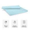 Queen Size Cool Gel Memory Foam Mattress Topper 10cm Underlay Bamboo Cover