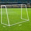 180CM Metal Soccer Goal Portable Football Net Frame Backyard Park Training Set