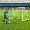 180CM Metal Soccer Goal Portable Football Net Frame Backyard Park Training Set