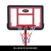 Genki 1.05-1.65m Kid Portable Basketball Hoop Stand Backboard Net Ring Ball Set