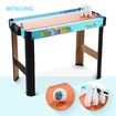 4-in-1 Multi Games Table Hockey Curling Bowling Table Tennis Children Kids Toy Gift Family Sport