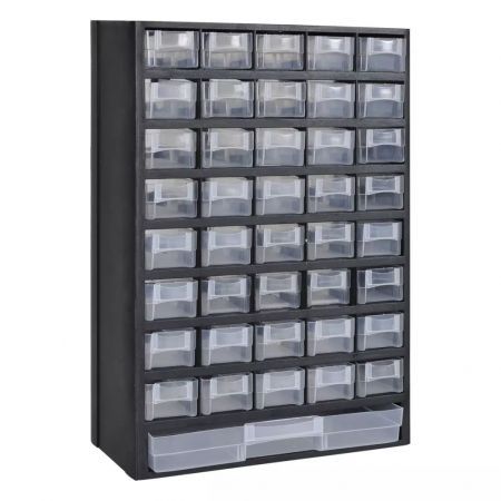 41 Drawer Plastic Storage Cabinet Tool Box Crazy Sales