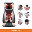 Electric Full Body Massager Massage Chair Cushion Grey & Foot Massager With Heat 2 Pcs