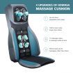 Electric Full Body Massager Massage Chair Cushion Blue & Foot Massager With Heat 2 Pcs