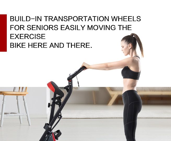 genki upright exercise bike