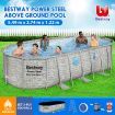 Bestway Steel Frame Above Ground Swimming Pool Filter Pump 5.49 x 2.74 x 1.22M