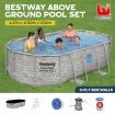 Bestway Steel Frame Above Ground Swimming Pool Filter Pump 4.27 x 2.5 x 1M