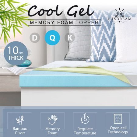 10cm mattress topper memory foam