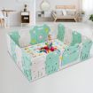 Baby Play Mat Crawling Pad Kids Carpet Rug Activity Gym Centre Waterproof Double Sides Animal Alphabet Patterns 200X180CM