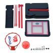 Genki 1.05-1.65m Kid Portable Basketball Hoop Stand Backboard Net Ring Ball Set