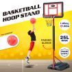 Genki 1.05-1.65m Kid Portable Basketball Hoop Stand Backboard Net Ring Ball Set
