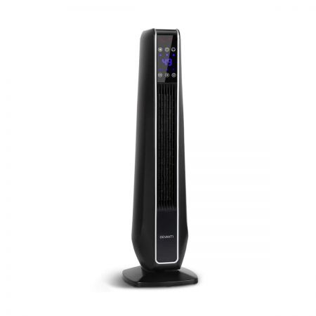 2400W Electric Ceramic Tower Heater - Black