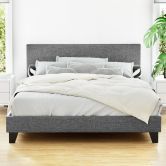 Artiss Neo Bed Frame Fabric - Grey Queen