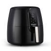 7L Oil Free Air Fryer with Food Divider - Black