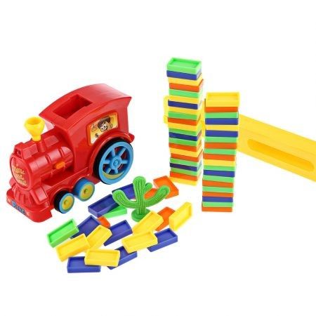 domino rally train