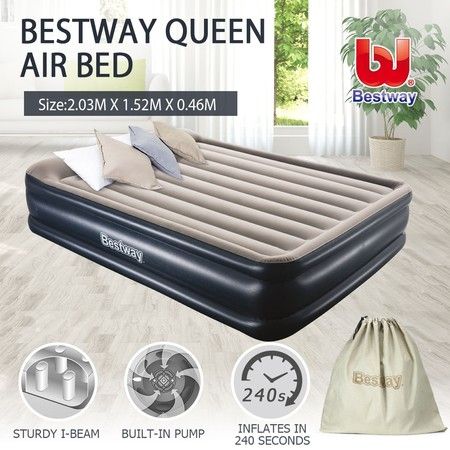 Кровать bestway tritech airbed надувная 203 х 152 х 46 см