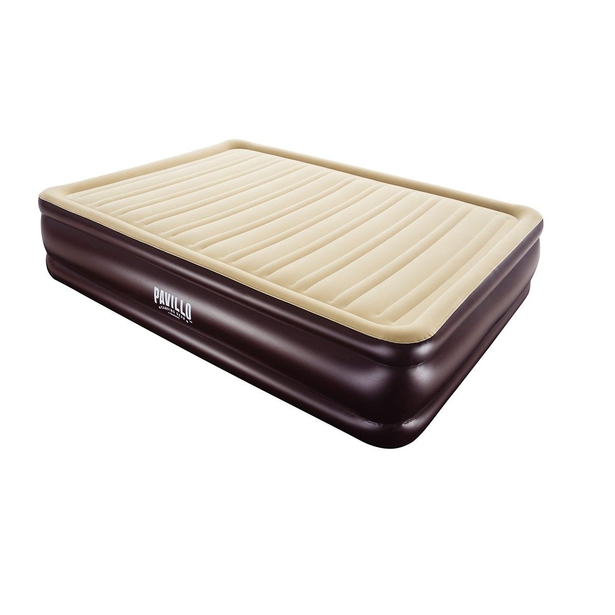 Матрас надувной bestway flocked air bed 203 x 152 x 22 см