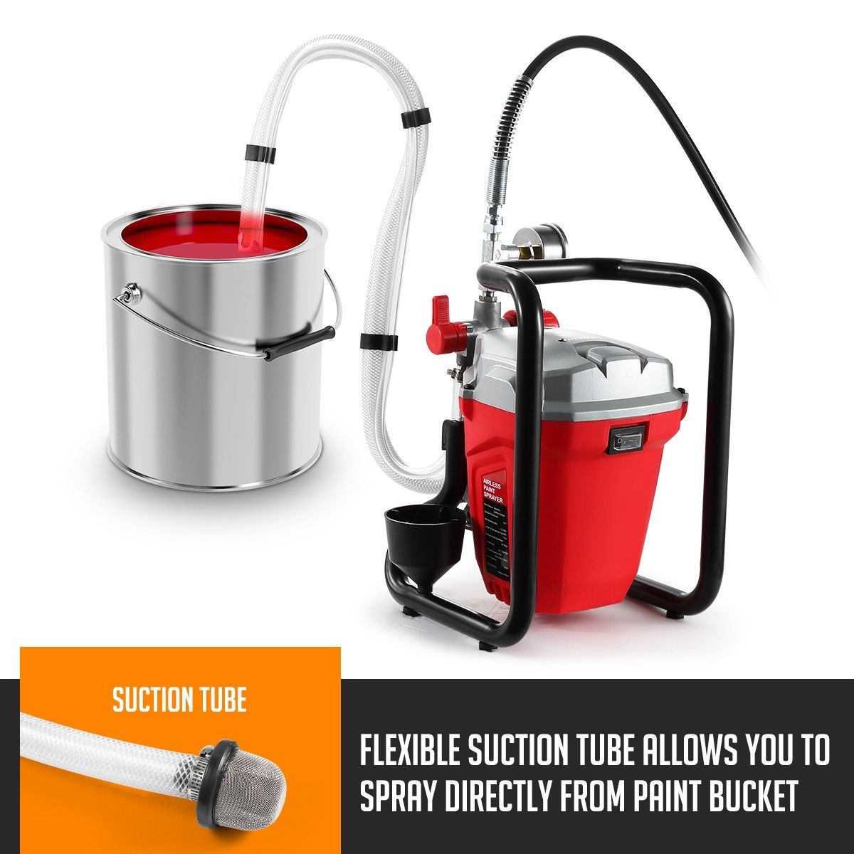 SHOGUN 750W Airless Paint Sprayer Electric Painting Machine Home Indoor