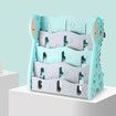 Kids Bookshelf Children Bookcase Magazine Rack Display Shelf Book Organiser - Blue