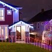 10 LED Christmas Candy Cane String Lights - White & Twinkling