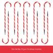 10 LED Christmas Candy Cane String Lights - White & Twinkling