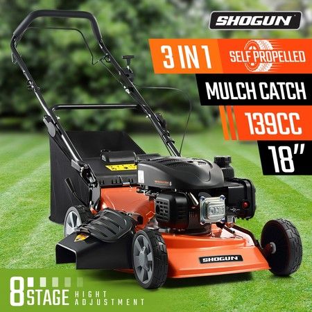 SHOGUN 3-In-1 Cordless Lawn Mower Self Propelled 18