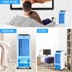 MAXKON 7L Evaporative Air Cooler Quiet Fan Ionizer Button 3 Modes W/Remote Control Blue