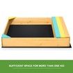 Kids Sand Pit Outdoor Play Set Sandbox Wooden Sandpit Children Toy w/Cover