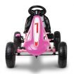 Rigo Kids Pedal Go Kart Ride On Toys Racing Car Adjustable Seat Pink