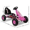 Rigo Kids Pedal Go Kart Ride On Toys Racing Car Adjustable Seat Pink