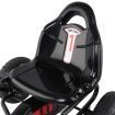 Rigo Kids Pedal Go Kart Ride On Toys Racing Car Adjustable Seat Black