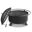 Grillz Fire Pit BBQ Grill 76cm