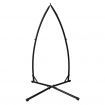 Gardeon Hammock Chair Steel Stand Outdoor Furniture Heavy Duty Black