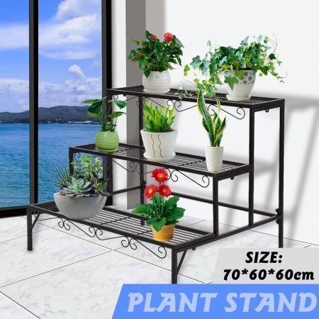 Outdoor Indoor Metal Garden Pot Plant Stand