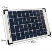 10W 12V Solar Panel and 2 Amp Regulator Rv Camp Marine Trickle Battery Charger