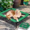 Heavy Duty Trampoline Hammock Canvas Pet Dog Bed XL - Green