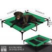 Heavy Duty Trampoline Hammock Canvas Pet Dog Bed XL - Green